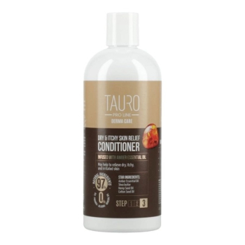 TAURO PRO LINE – Derma Care | Dry & Itchy Skin Relief Conditioner - bei trockener & juckender Haut – für Hunde & Katzen – 400 ml